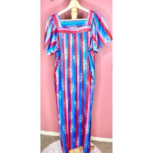 Colorful vintage house dress